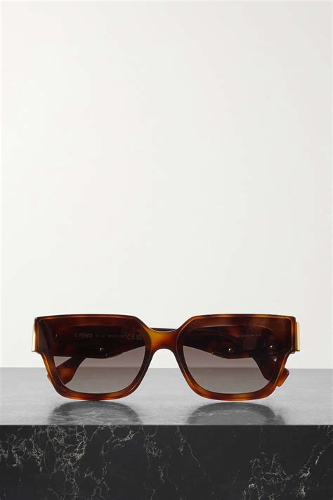 fendi rectangular acetate eyeglass black|Fendi First .